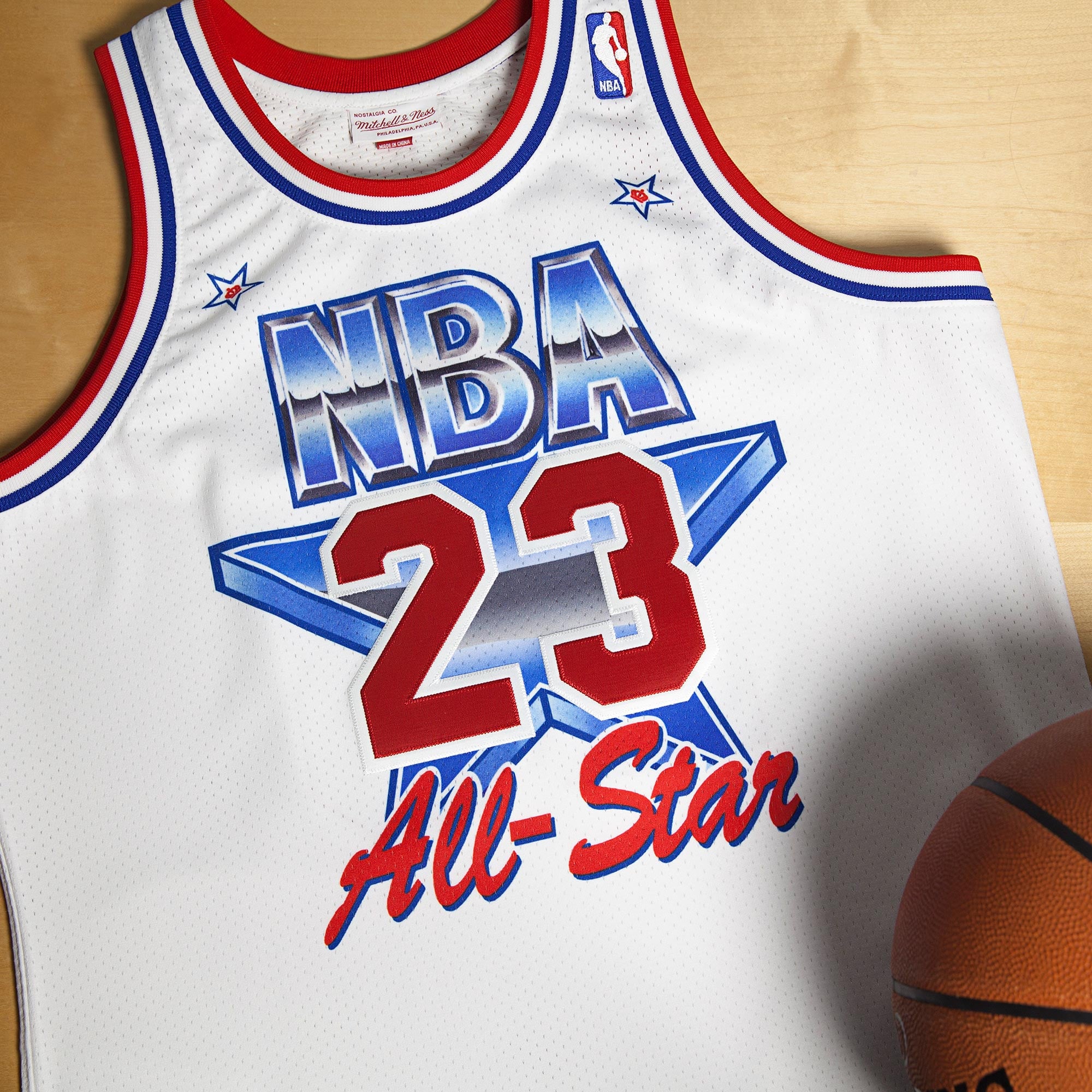 Maillot Authentic NBA All-Star East 1991 Mitchell & Ness – Blanc – Michael Jordan - Homme Taille: M