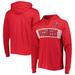 Men's '47 Red Tampa Bay Buccaneers Field Franklin Hooded Long Sleeve T-Shirt
