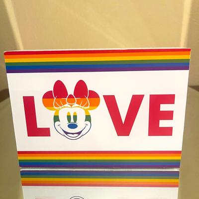 Disney Accents | Disney Pride Minnie Mouse Love Sign | Color: Red/White | Size: Os