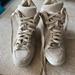 Coach Shoes | Coach Alexis Suede Leather Wedge Sneaker Shoes Womens Size 8 | Color: Tan | Size: 8