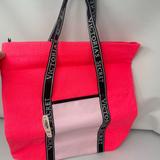 Victoria's Secret Bags | New Victoria's Secret Insulated Tote Bag Cooler Bag Pink Zip Up Tote Large Rare | Color: Black/Pink/Red | Size: Os