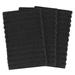 Royale 3Pk Solid Dish Cloth by RITZ in Black