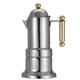 Espresso maker 200ml, 4 cups espresso pot mocha pot made of stainless steel espresso maker induction espresso maker set camping coffee maker