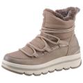 Winterboots TOM TAILOR Gr. 37, beige Damen Schuhe Schnürboots Winterboots Snowboots Reißverschlussstiefeletten