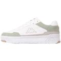 Plateausneaker KAPPA Gr. 40, grün (white, lind) Schuhe Sneaker auf erhöhter Plattform-Sohle