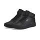 Sneaker PUMA "Carina 2.0 Mid Sneakers Damen" Gr. 40, schwarz (black dark shadow gray) Schuhe Schnürstiefeletten