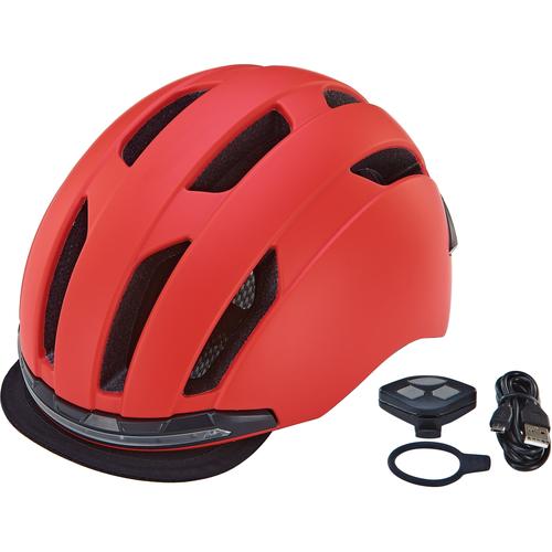 Fahrradhelm PROPHETE Helme Gr. 58/61 Kopfumfang: 58 cm - 61 cm, rot Fahrradhelme für Erwachsene
