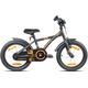 Kinderfahrrad PROMETHEUS BICYCLES "BLACK Hawk" Fahrräder Gr. 24 cm, 16 Zoll (40,64 cm), schwarz Kinder Kinderfahrräder