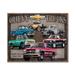 Desperate Enterprises Chevy Truck Tribute Wall Décor Metal in Blue/Brown/Gray | 12.5 H x 16 W x 0.03 D in | Wayfair 1747