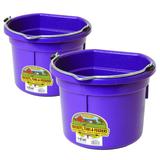 Little Giant Plastic Bucket Set Plastic in Indigo | 9 H x 11 W x 11 D in | Wayfair 2 x P8FBPURPLE