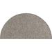 Gray 40 x 20 x 0.5 in Area Rug - Ebern Designs Square Yiddy Solid Color Power Loomed Polyester Indoor/Outdoor Use Area Rug in Metal | Wayfair
