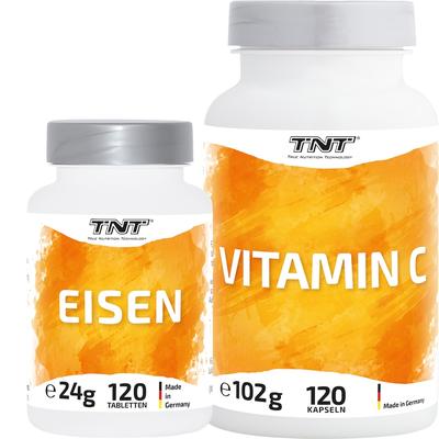 TNT (True Nutrition Technology) - Eisen + Vitamin C Spar-Bundle Vitamine 0,104 kg