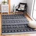 White 60 x 36 x 0.45 in Area Rug - Bungalow Rose Square Geometric Power Loomed Area Rug in Dark Gray/Ivory | 60 H x 36 W x 0.45 D in | Wayfair