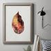 Winston Porter Watercolor Autumn Leaf I - Picture Frame Print on Canvas Canvas, Solid Wood in White | 36 H x 24 W x 2.5 D in | Wayfair