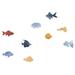 Highland Dunes Marine Fishes Under the Sea Wall Decal Vinyl in Blue/Brown/Yellow | 14 H x 20 W in | Wayfair 8A9AA76C7DE94577B5BD6493223A2F60