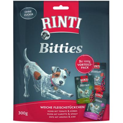 Hundesnacks Bitties Multipack 3 x 100 g Snacks - Rinti