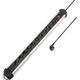 Sygonix - SY-4755858 Multipresa con protezione da sovratensioni Argento, Nero Schuko 1 pz.