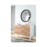 Ashley Furniture Piperton Two-tone Brown/White Chest of Drawers