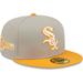 Men's New Era Gray/Orange Chicago White Sox 2005 World Series Cooperstown Collection Undervisor 59FIFTY Fitted Hat