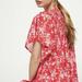 Free People Dresses | Free People Dress Red Ivory Pleated Yoke Floral Lace Flutter Sleeve | Color: Red | Size: M