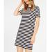 Michael Kors Dresses | Michael Kors Womens White Striped Shirt Dress | Color: Black/White | Size: M