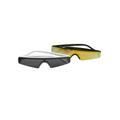 Sonnenbrille URBAN CLASSICS "Urban Classics Unisex Sunglasses KOS 2-Pack" Gr. one size, schwarz-weiß (black, white) Damen Brillen Accessoires