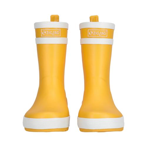 Gummistiefel ZIGZAG Gr. 28, gelb (gelb, weiß) Schuhe Outdoorschuhe aus hochwertigem Naturkautschuk