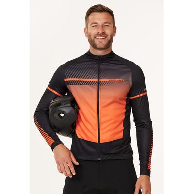 Radtrikot ENDURANCE "Jillard" Gr. XL, orange (orange, schwarz) Herren Trikots mit reflektierenden Elementen