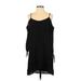 Amadi Casual Dress - Shift Scoop Neck Sleeveless: Black Print Dresses - Women's Size X-Small Petite