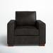 Armchair - Joss & Main Jonie Leather Armchair Leather/Genuine Leather in Brown | 38 H x 41 W x 40 D in | Wayfair A71B3936BCFA449CAE68B5CD1399ED11