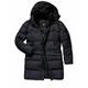 Mey & Edlich Herren Parkajacke Regular Fit Schwarz gemustert