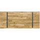Les Tendances - Dessus de table Bois de chêne Rectangulaire 23 mm 120x60 cm