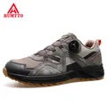 HUMTTO-Chaussures de Course Respirantes et Imperméables en Cuir pour Homme Baskets de Course de