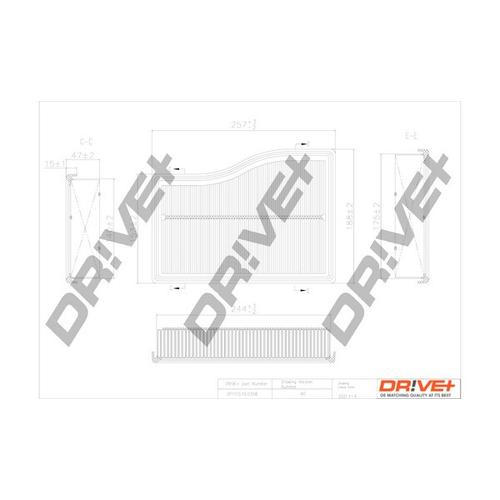 Drive+ Luftfilter für MERCEDES-BENZ A2820940004 2820940004 DP1110.10.0358