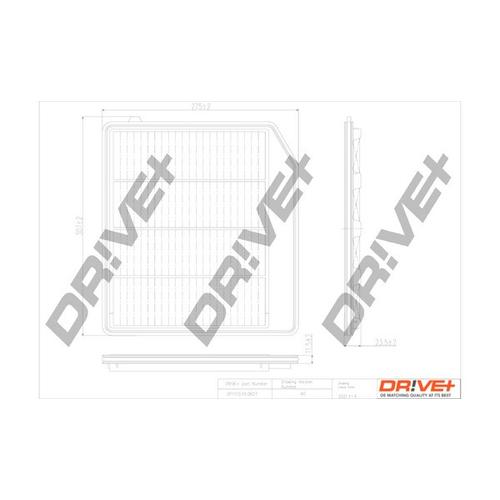 Drive+ Luftfilter für SUZUKI 13780-68M00-000 13780-68M00 DP1110.10.0627