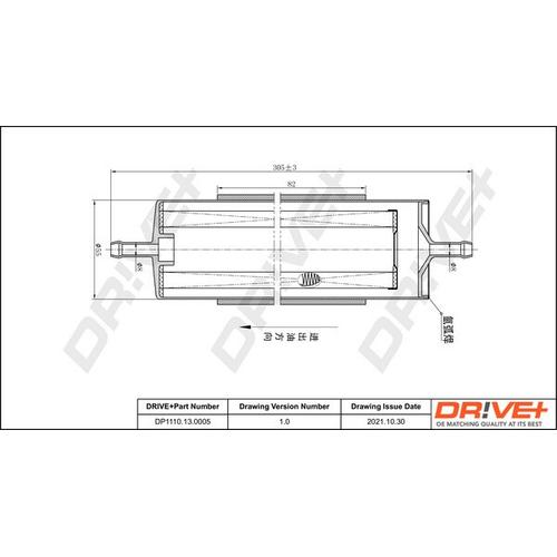 Drive+ Kraftstofffilter für GENERAL MOTORS BMW 13321702635 13321740985 13321702632 DP1110.13.0005