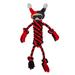 DC Comics Harley Quinn with Red and Black Rope Body Squeaker Dog Toy, Small