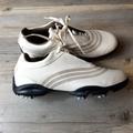 Adidas Shoes | Adidas Z Traxion Women's Golf Shoes Nwot | Color: Tan/White | Size: 8.5