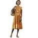 Anthropologie Dresses | New Anthropologie | Hd In Paris Merigold Villanelle Lace Midi Casual Maxi Dress | Color: Gold/Yellow | Size: M