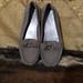 Coach Shoes | Coach Grey Suede Leather Fortunata Loafers Women’s Size 6.5 | Color: Gray/Silver | Size: 6.5