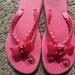Kate Spade Shoes | Kate Spade Hot Pink Flip Flops Size 7 | Color: Pink | Size: 7