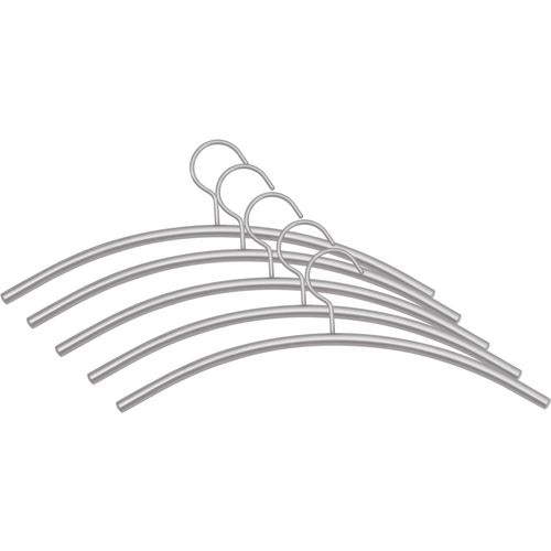 Kerkmann Kleiderbügel 6219 Silber 460 x 100 mm 5 Stück Image