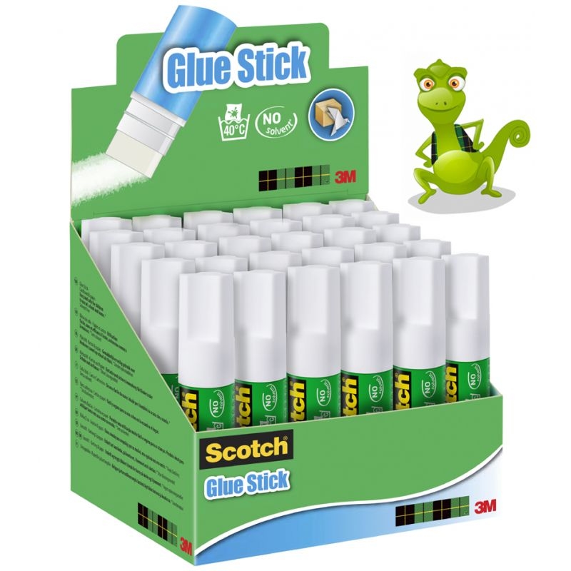 3M Scotch Standard-Klebestift, 8 g, Thekendisplay Image