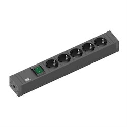BACHMANN CONNECT LINE 5xSchutzkontakt, Schalter Image