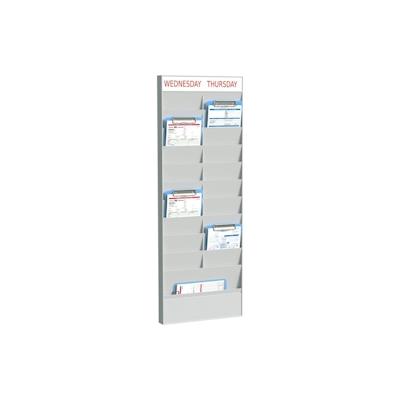 PAPERFLOW Wand-Büroplaner 20 Fächer, A5, Grundelement, grau Image