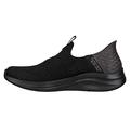 Skechers Damen Ultra Flex 3.0 Smooth Step Sneakers,Sports Shoes, Black Knit/Jersey/Trim, 41 EU