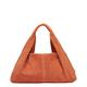 Liebeskind Berlin SCARLET SUEDE Satchel Handtasche, Large (HxBxT 25.5cm x 38cm x 13cm), Dark Mandarine