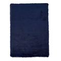 LUX Rugs Navy Blue Extra Super Soft Shaggy Luxury Floor Rug 120cm x 170cm | 8cm Extra Long Pile | 100% Polyester Table Tufted Yarn