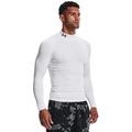 Under Armour Men's UA CG Armour Comp Mock, Men's Base Layer with a Polo Neck, Thermal Long Sleeve Top for Winter Running and Skiing with Anti-Odour Technology