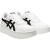 Sneaker ASICS SPORTSTYLE "JAPAN S PF", Gr. 40, schwarz-weiß (weiß, schwarz), Synthetik, Textil, kontrastfarbene Details, mehrfarbig, sportlich, Schuhe